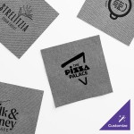 Choice Black Tweed Customizable Linen-Feel 1/4 Fold Beverage Napkin 10 Choice Black Tweed Customizable Linen-Feel 1/4 Fold Beverage Napkin 10