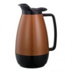 Service Ideas Thermo-Serv 33.8 oz. Gold ABS Plastic Insulated Coffee Carafe / Server with Flip-Top Lid TS101KB Service Ideas Thermo-Serv 33.8 oz. Gold ABS Plastic Insulated Coffee Carafe / Server with Flip-Top Lid TS101KB