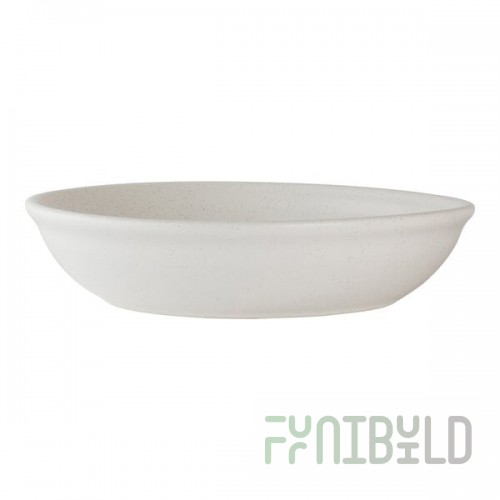 The Potter's Collection by Robert Gordon from Steelite International 1.25 Qt. Round Shell Porcelain Bowl - 12/Case