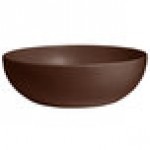 G.E.T. Enterprises BRD18MC Bugambilia 15.9 Qt. Classic Textured Finish Mocha Resin-Coated Aluminum Extra Large Deep Round Bowl G.E.T. Enterprises BRD18MC Bugambilia 15.9 Qt. Classic Textured Finish Mocha Resin-Coated Aluminum Extra Large Deep Round Bowl