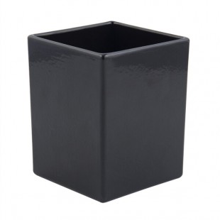 Bon Chef 9515S 56 oz. Black Sandstone Finish Cast Aluminum Straight Sided Square Bowl Bon Chef 9515S 56 oz. Black Sandstone Finish Cast Aluminum Straight Sided Square Bowl