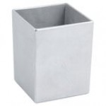 Bon Chef 9515S 56 oz. Black Sandstone Finish Cast Aluminum Straight Sided Square Bowl