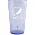 GET 6632-BP 32 oz. Blue Pepsi® SAN Plastic Tall Pebbled Tumbler - 72/Case GET 6632-BP 32 oz. Blue Pepsi® SAN Plastic Tall Pebbled Tumbler - 72/Case