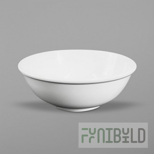 Elite Global Solutions B725PB-W Merced 24 oz. White Round Melamine Pasta Bowl - 12/Case