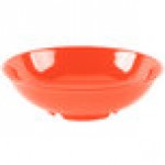 GET B-48-RO Diamond Mardi Gras 1.88 Qt. Rio Orange Melamine Bowl - 12/Case