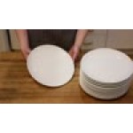 Libbey 840-425C Porcelana Coupe Plate 9 Libbey 840-425C Porcelana Coupe Plate 9