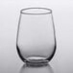 Anchor Hocking 95141AHG17 Vienna 15 oz. Stemless White Wine Glass - 12/Case