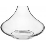 Acopa 67 oz. Customizable Slanted Top Glass Wine Decanter Acopa 67 oz. Customizable Slanted Top Glass Wine Decanter