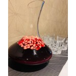 Acopa 67 oz. Customizable Slanted Top Glass Wine Decanter Acopa 67 oz. Customizable Slanted Top Glass Wine Decanter