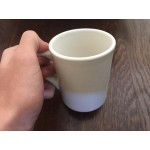 Acopa 8 oz. Customizable Ivory (American White) Rolled Edge Stoneware Mug - 36/Case Acopa 8 oz. Customizable Ivory (American White) Rolled Edge Stoneware Mug - 36/Case