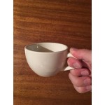 Acopa 8 oz. Customizable Ivory (American White) Rolled Edge Stoneware Mug - 36/Case Acopa 8 oz. Customizable Ivory (American White) Rolled Edge Stoneware Mug - 36/Case