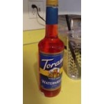 Torani Sugar-Free Watermelon Flavoring / Fruit Syrup 750 mL Glass Bottle