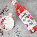 Monin Premium Rose Flavoring Syrup 750 mL