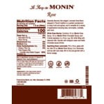 Monin Premium Rose Flavoring Syrup 750 mL