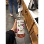 Monin Premium Rose Flavoring Syrup 750 mL
