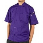 Uncommon Chef South Beach 0415 Unisex Black Customizable Short Sleeve Chef Coat - M Uncommon Chef South Beach 0415 Unisex Black Customizable Short Sleeve Chef Coat - M