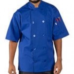 Uncommon Chef South Beach 0415 Unisex Black Customizable Short Sleeve Chef Coat - M Uncommon Chef South Beach 0415 Unisex Black Customizable Short Sleeve Chef Coat - M