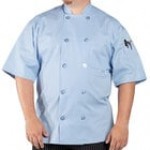 Uncommon Chef South Beach 0415 Unisex Black Customizable Short Sleeve Chef Coat - M Uncommon Chef South Beach 0415 Unisex Black Customizable Short Sleeve Chef Coat - M