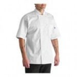 Uncommon Chef South Beach 0415 Unisex Black Customizable Short Sleeve Chef Coat - M Uncommon Chef South Beach 0415 Unisex Black Customizable Short Sleeve Chef Coat - M