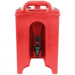 Cambro 100LCD158 Camtainer® 1.5 Gallon Hot Red Insulated Beverage Dispenser Cambro 100LCD158 Camtainer® 1.5 Gallon Hot Red Insulated Beverage Dispenser