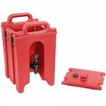 Cambro 100LCD158 Camtainer® 1.5 Gallon Hot Red Insulated Beverage Dispenser Cambro 100LCD158 Camtainer® 1.5 Gallon Hot Red Insulated Beverage Dispenser