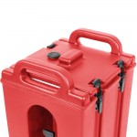 Cambro 100LCD158 Camtainer® 1.5 Gallon Hot Red Insulated Beverage Dispenser Cambro 100LCD158 Camtainer® 1.5 Gallon Hot Red Insulated Beverage Dispenser