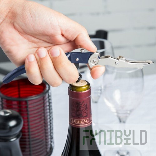 Pullparrot Waiter's Corkscrew with Blue Handle 5125-09