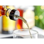 Choice Smoke Free Flow Whiskey Pourer with Black Collar - 12/Pack Choice Smoke Free Flow Whiskey Pourer with Black Collar - 12/Pack