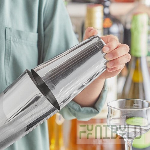 Acopa 18 oz. Stainless Steel Half Size Cocktail Shaker Tin