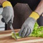 Armor Guys Kyorene Pro 20-069-L Gray 15 Gauge Graphene A6 Cut-Resistant Food-Safe Glove - Large - Pair
