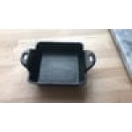 Lodge HMSS 10 oz. Pre-Seasoned Heat-Treated Mini Cast Iron Square Casserole Dish