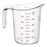 Choice 1 Pint Purple Allergen-Free Plastic Measuring Cup