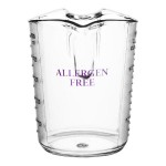 Choice 1 Pint Purple Allergen-Free Plastic Measuring Cup