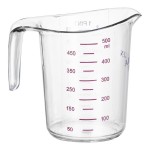 Choice 1 Pint Purple Allergen-Free Plastic Measuring Cup