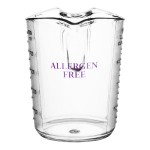 Choice 1 Pint Purple Allergen-Free Plastic Measuring Cup