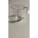Choice 1 Pint Purple Allergen-Free Plastic Measuring Cup