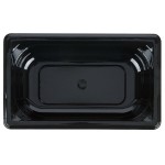 Vollrath 9042420 Super Pan® 1/4 Size Black High Heat Plastic Food Pan - 2 1/2 Vollrath 9042420 Super Pan® 1/4 Size Black High Heat Plastic Food Pan - 2 1/2