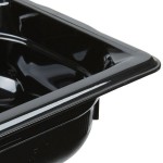Vollrath 9042420 Super Pan® 1/4 Size Black High Heat Plastic Food Pan - 2 1/2 Vollrath 9042420 Super Pan® 1/4 Size Black High Heat Plastic Food Pan - 2 1/2