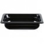 Vollrath 9042420 Super Pan® 1/4 Size Black High Heat Plastic Food Pan - 2 1/2 Vollrath 9042420 Super Pan® 1/4 Size Black High Heat Plastic Food Pan - 2 1/2