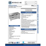 Beverage-Air WTFD60AHC-2-FLT 60
