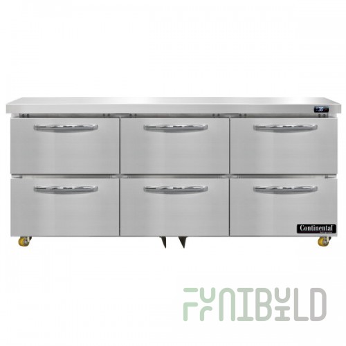 Continental Refrigerator SW72-N-U-D 72