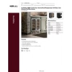 AvaValley WBRC-32-DZ Dual Section Dual Temperature Full Glass Door Commercial Wine Cooler AvaValley WBRC-32-DZ Dual Section Dual Temperature Full Glass Door Commercial Wine Cooler