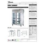 True STR2RPT-2G-2G-HC Spec Series 52 5/8