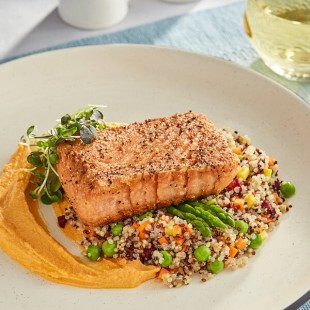 Oshi Vegan Salmon Filet 4.4 oz. - 20/Case