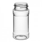43/485 White Unlined Polypropylene Spice Cap - 100/Pack
