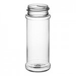 43/485 White Unlined Polypropylene Spice Cap - 100/Pack