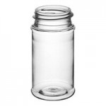 43/485 White Unlined Polypropylene Spice Cap - 100/Pack