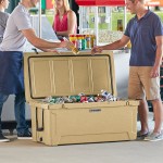 CaterGator CG170SPB Beige 170 Qt. Rotomolded Outdoor Cooler / Ice Chest CaterGator CG170SPB Beige 170 Qt. Rotomolded Outdoor Cooler / Ice Chest
