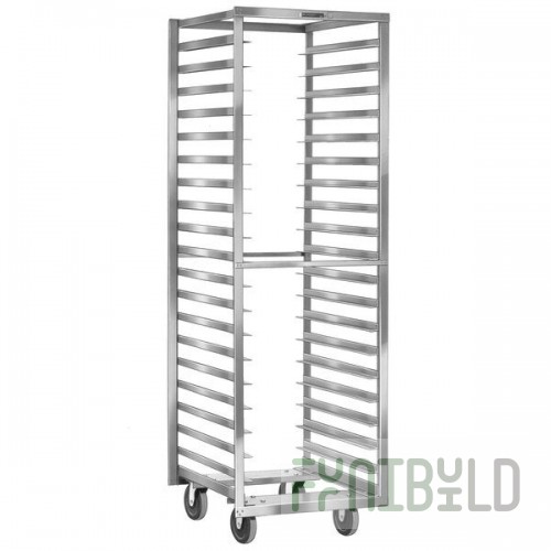 Lakeside 172 18 Pan End Load Stainless Steel Bun / Sheet Pan Rack - Assembled