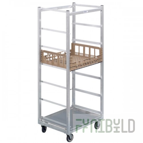 Channel PCR7M 7 Box Mobile Aluminum Produce Crisping Box Rack